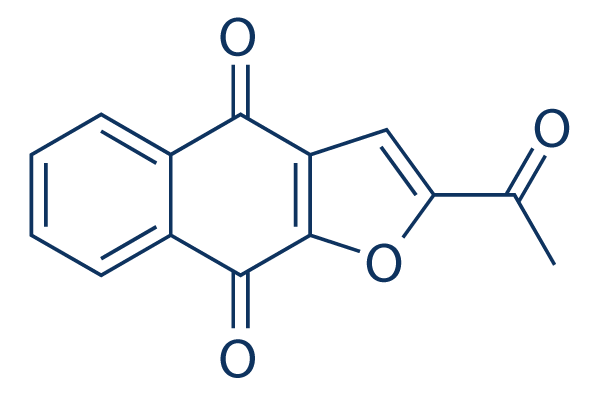 Napabucasin (BBI608)化学構造