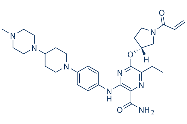 Naquotinib(ASP8273)化学構造