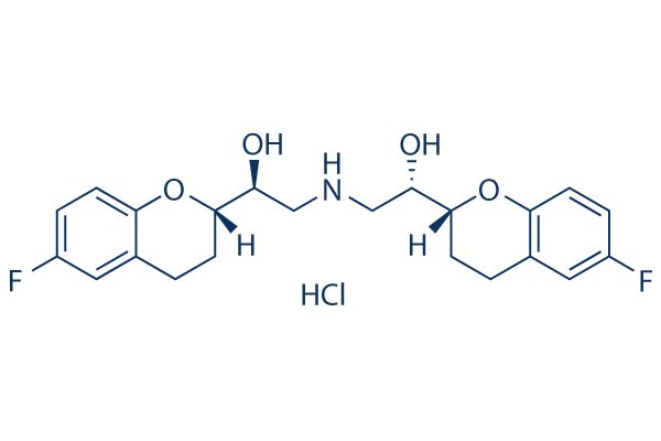 Nebivolol hydrochloride (R-65824)化学構造