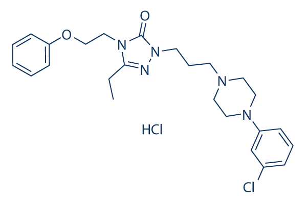 Nefazodone hydrochloride化学構造