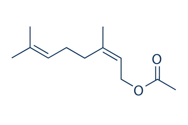 Neryl acetate化学構造