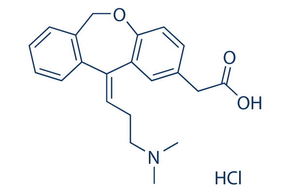 Olopatadine HCl 化学構造