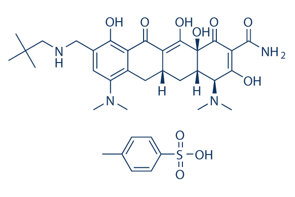 Omadacycline tosylate化学構造