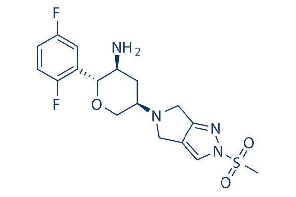 Omarigliptin (MK-3102)化学構造