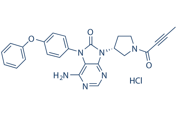 tirabrutinib(ONO-4059) hydrochloride化学構造