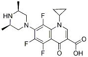 Orbifloxacin化学構造
