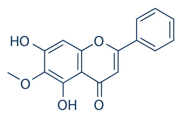 Oroxylin A化学構造