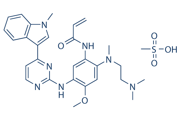Osimertinib mesylate化学構造