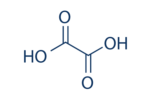 Oxalic acid化学構造