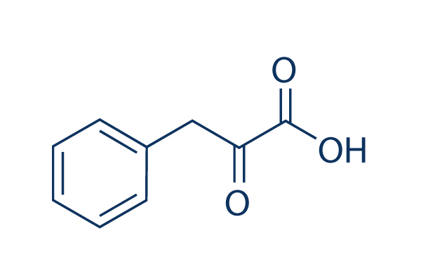 2-Oxo-3-phenylpropanoic acid化学構造