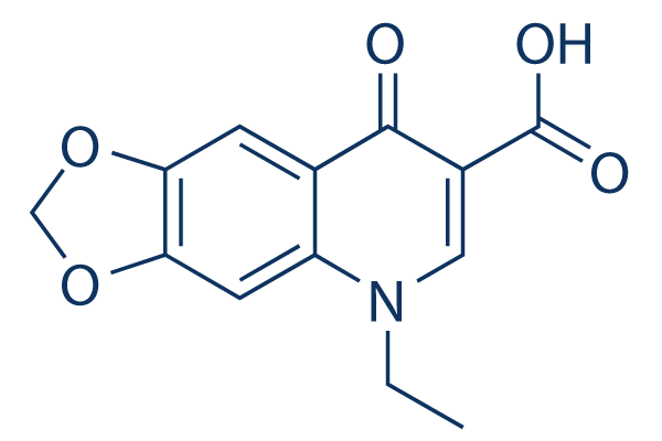 Oxolinic acid化学構造