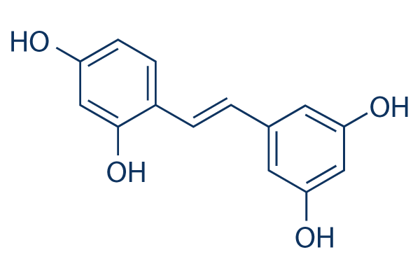 Oxyresveratrol化学構造