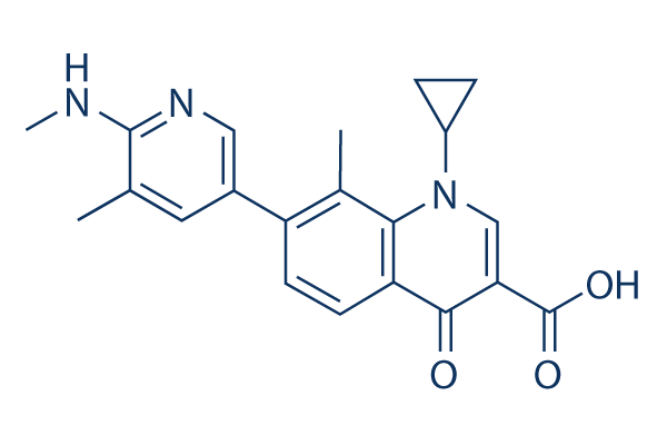 Ozenoxacin化学構造
