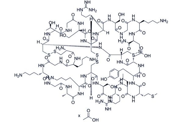 Ziconotide Acetate化学構造