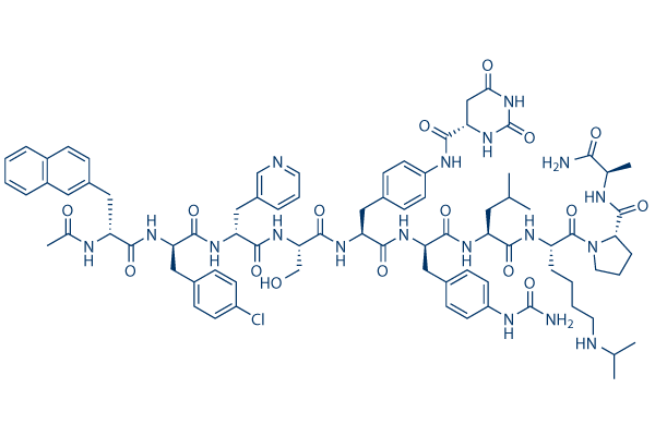 Degarelix acetate化学構造