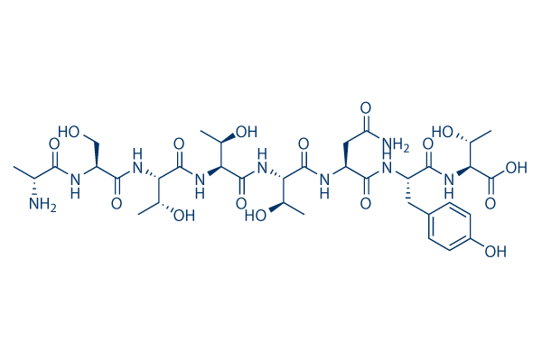 HIV Peptide T化学構造