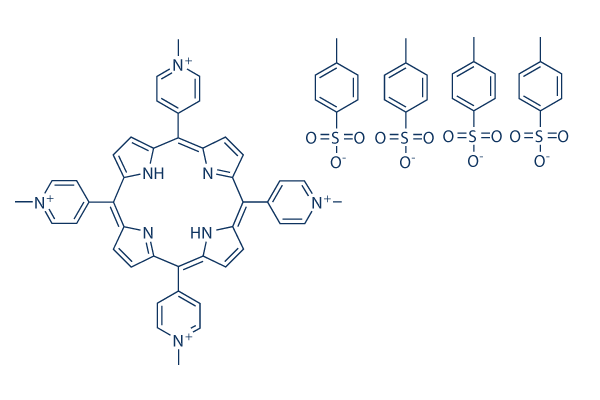 TMPyP4 tosylate化学構造