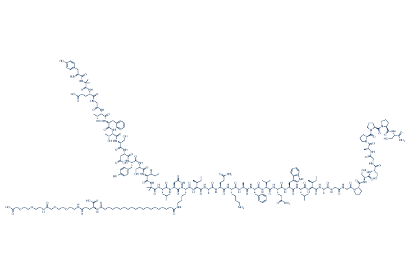 Tirzepatide (LY3298176) sodium化学構造