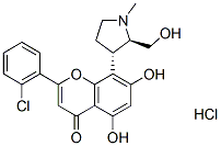 Riviciclib hydrochloride (P276-00)化学構造