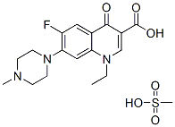 Pefloxacin Mesylate化学構造