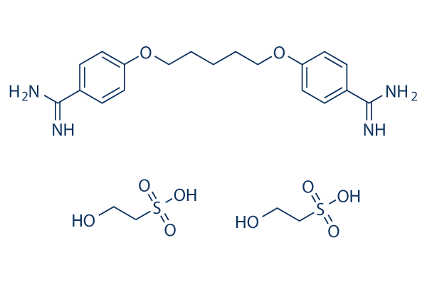 Pentamidine isethionate化学構造