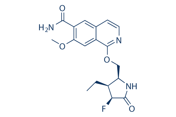 Zimlovisertib (PF-06650833)化学構造