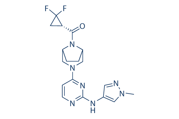 Brepocitinib (PF-06700841)化学構造