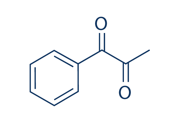 1-Phenyl-1,2-propanedione化学構造