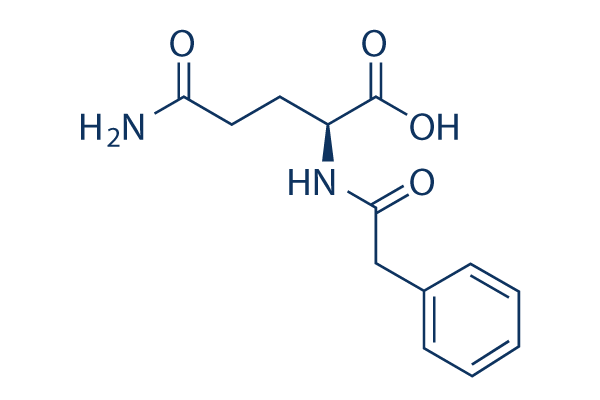 Phenylacetylglutamine化学構造