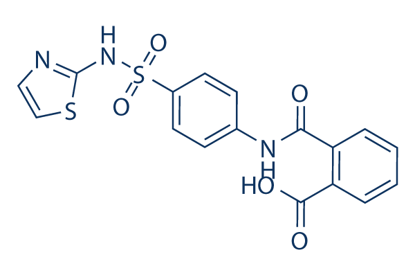 Phthalylsulfathiazole化学構造