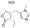 Pilocarpine HCl化学構造