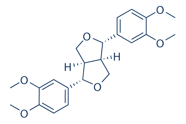 Pinoresinol dimethyl ether化学構造