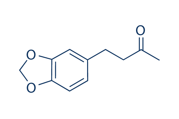 Piperonyl acetone化学構造