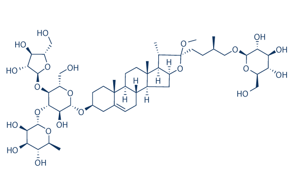 Polyphyllin VII化学構造