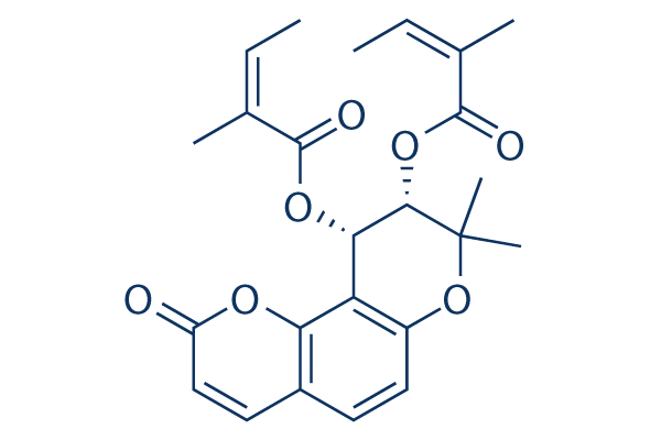 Praeruptorin B化学構造