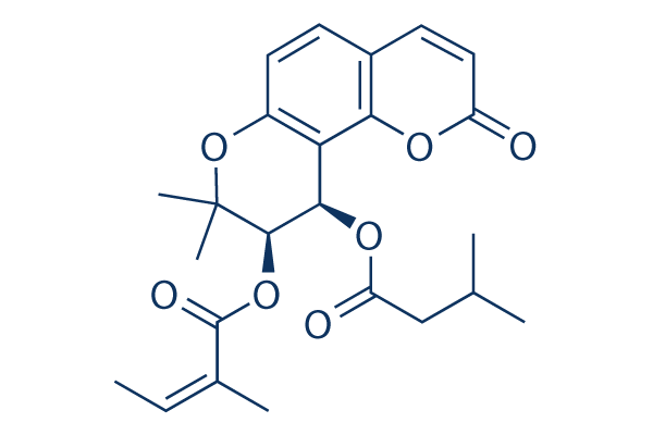 Praeruptorin C化学構造