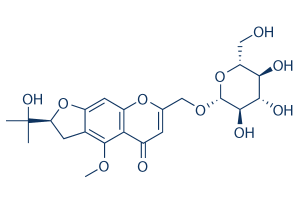 Prim-o-glucosylcimifugin化学構造