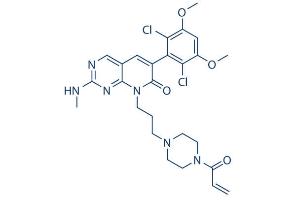 PRN1371化学構造