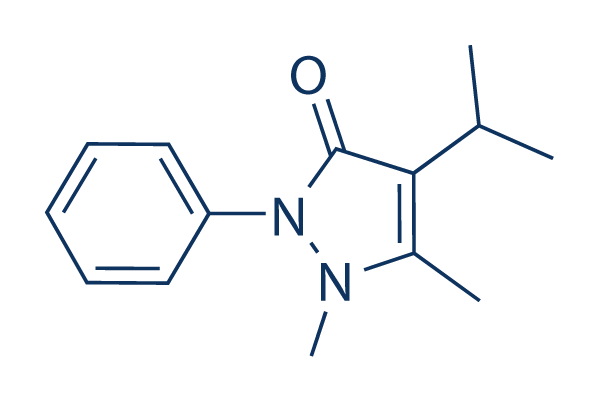 Propyphenazone (4-Isopropylantipyrine)化学構造