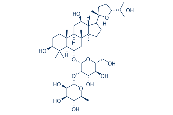 Pseudoginsenoside F11化学構造