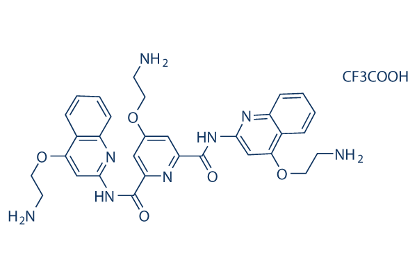 Pyridostatin Trifluoroacetate Salt化学構造