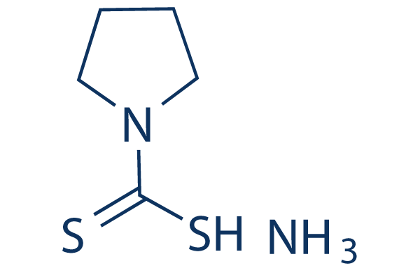 PDTC (Pyrrolidinedithiocarbamate ammonium)化学構造