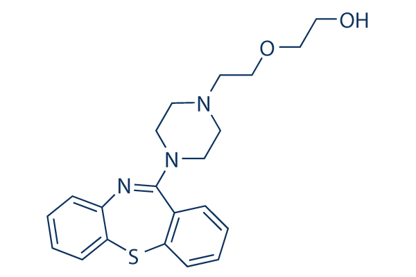 Quetiapine化学構造