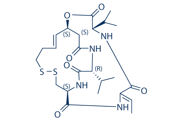 Romidepsin (FK228, Depsipeptide)化学構造
