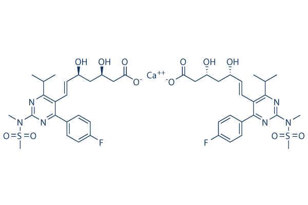 Rosuvastatin (ZD4522) calcium化学構造