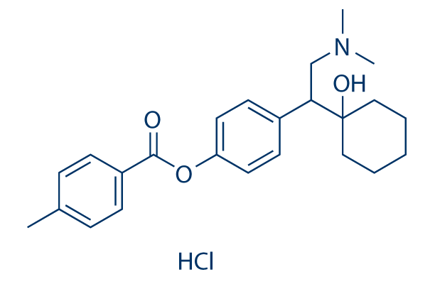 Ansofaxine hydrochloride化学構造
