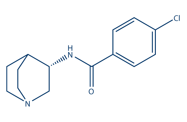 PNU-282987 S enantiomer free base化学構造