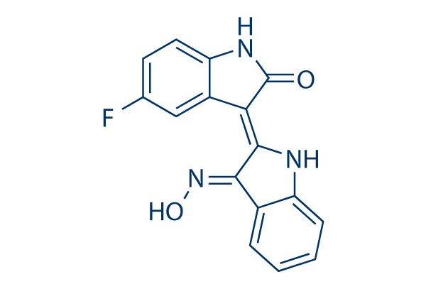 5'-Fluoroindirubinoxime化学構造