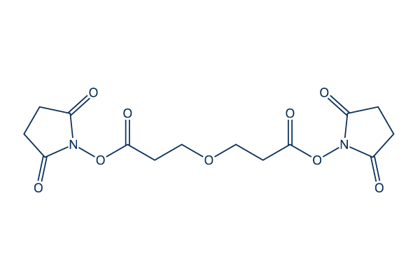 Bis-PEG1-NHS ester化学構造