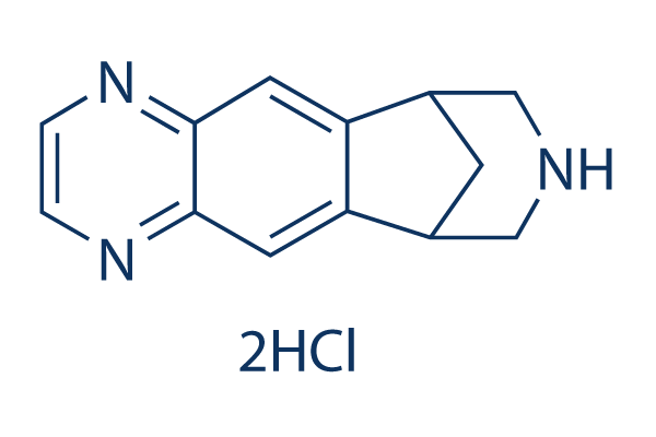 Varenicline (CP 526555) dihydrochloride化学構造